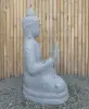  Product image 5 of the product “Seated Buddha made of Riverstone in Abhaya Position - gesture of fearlessness, H. 83cm. ”
